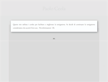 Tablet Screenshot of paoloceola.com